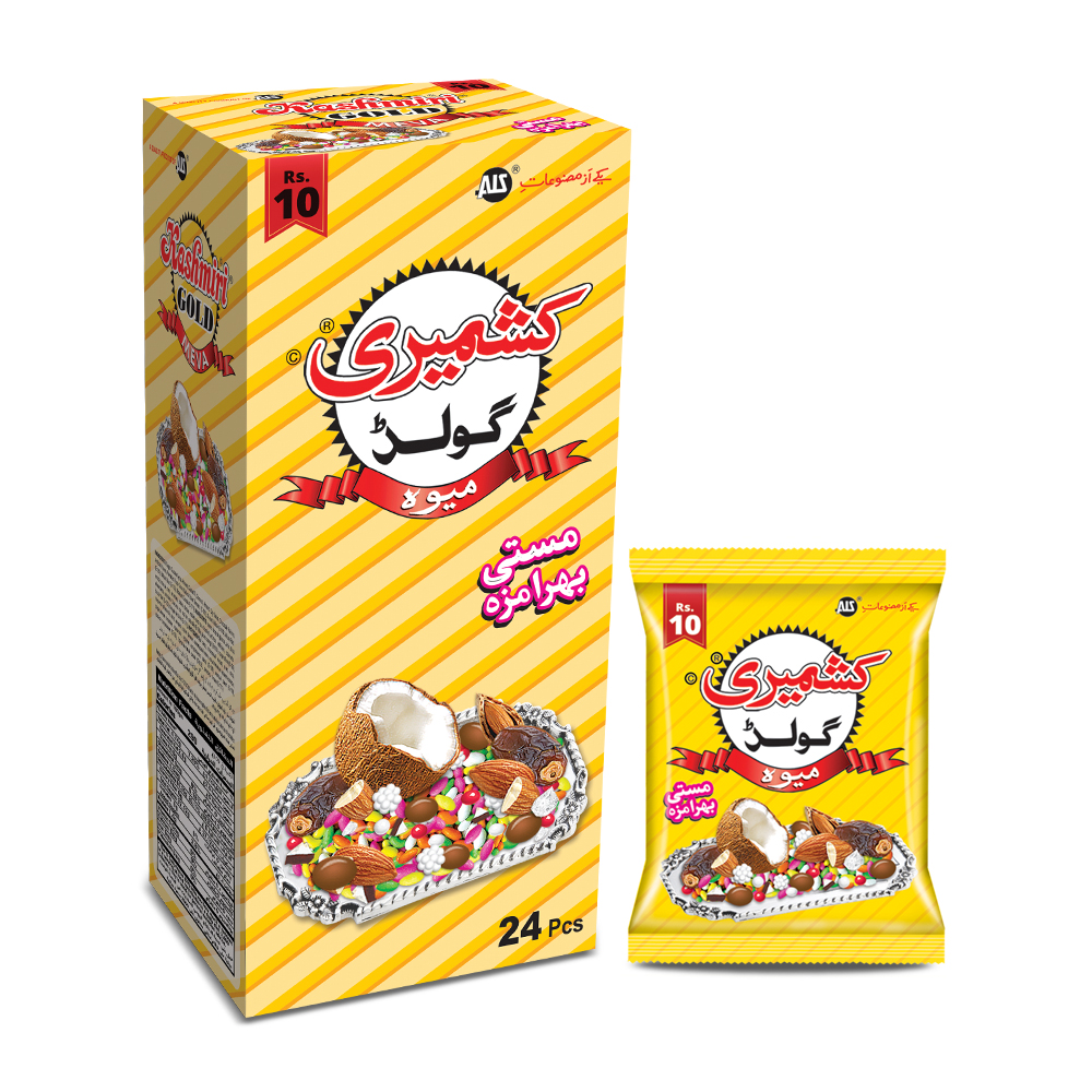 Kashmiri Gold Mewa — 48 pcs × 144 boxes
