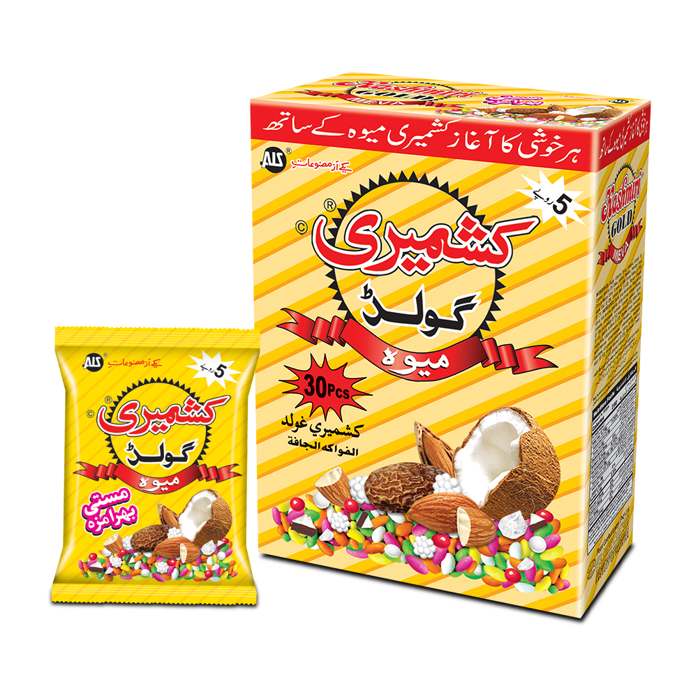 Kashmiri Gold Mewa — 30 pcs × 72 boxes